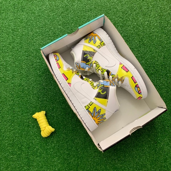 🎨 *NEW* 2015 Dunk High De La Soul (Sz 10) - Picture 8 of 10